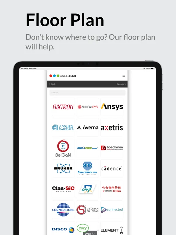 Tangkapan skrin AngelTech iPad 