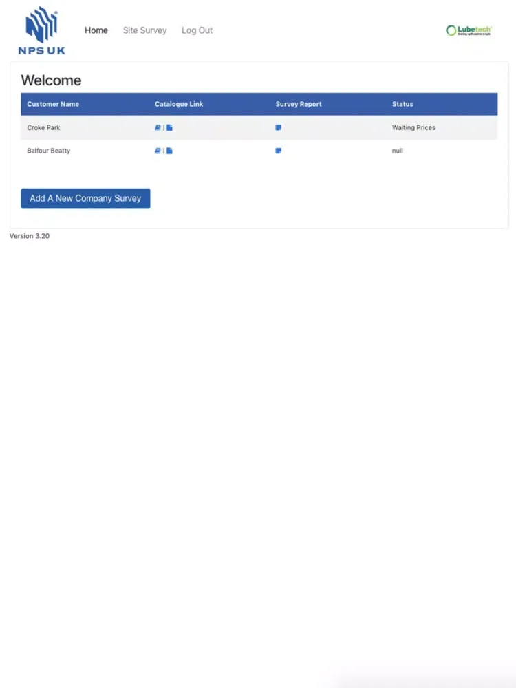 ภาพหน้าจอของ Lubetech_App iPad 