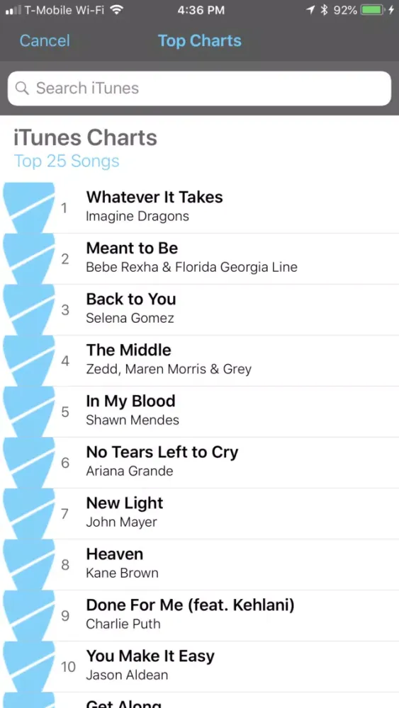 Music Drop For Apple Music 스크린샷