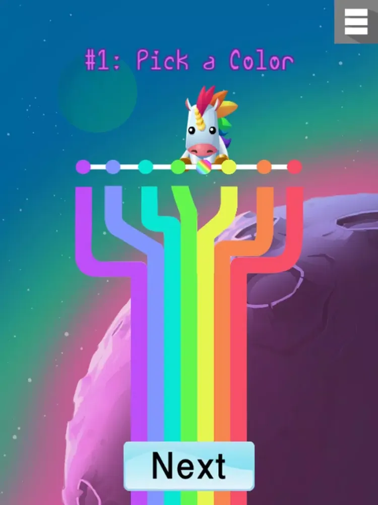 Screenshot di Unicorns and Rainbows iPad 