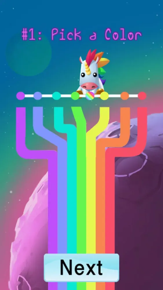Screenshot di Unicorns and Rainbows