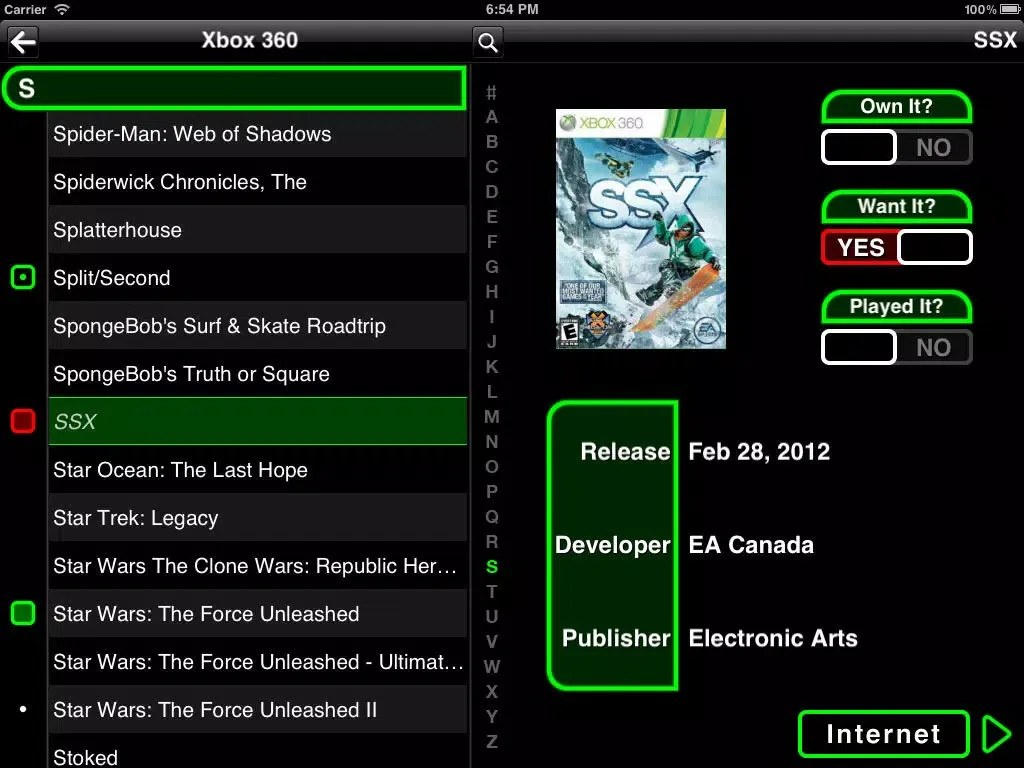 Ảnh chụp màn hình của GameZen: Video Game Database & Search Companion iPad 