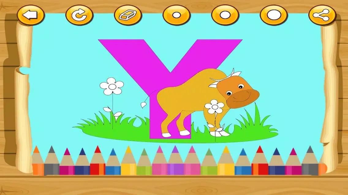 ภาพหน้าจอของ Alphabet Coloring Book For Toddler