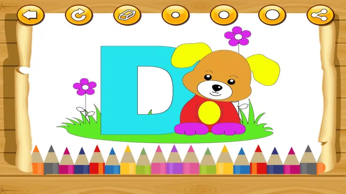 ภาพหน้าจอของ Alphabet Coloring Book For Toddler