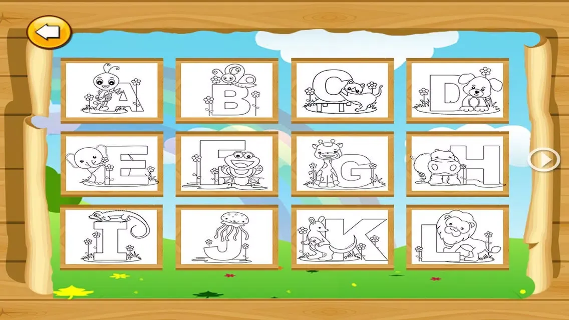 ภาพหน้าจอของ Alphabet Coloring Book For Toddler