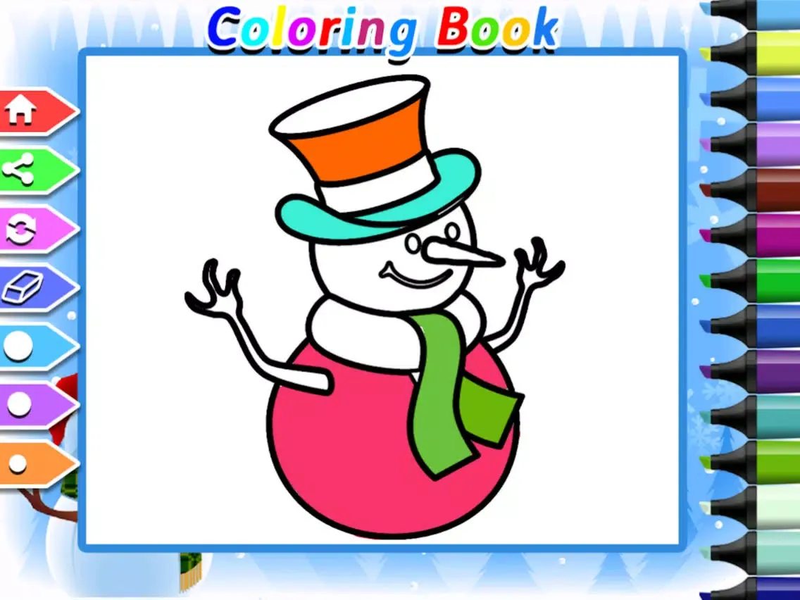 Скриншоты Christmas Coloring Book - Finger Paint iPad 