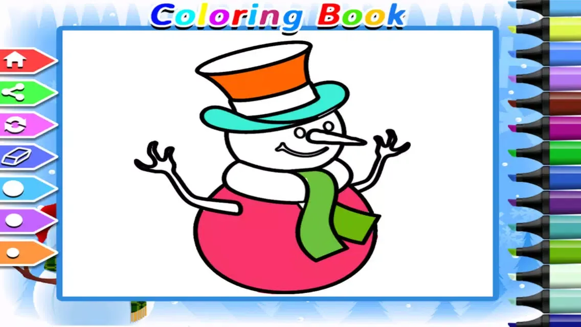 Скриншоты Christmas Coloring Book - Finger Paint