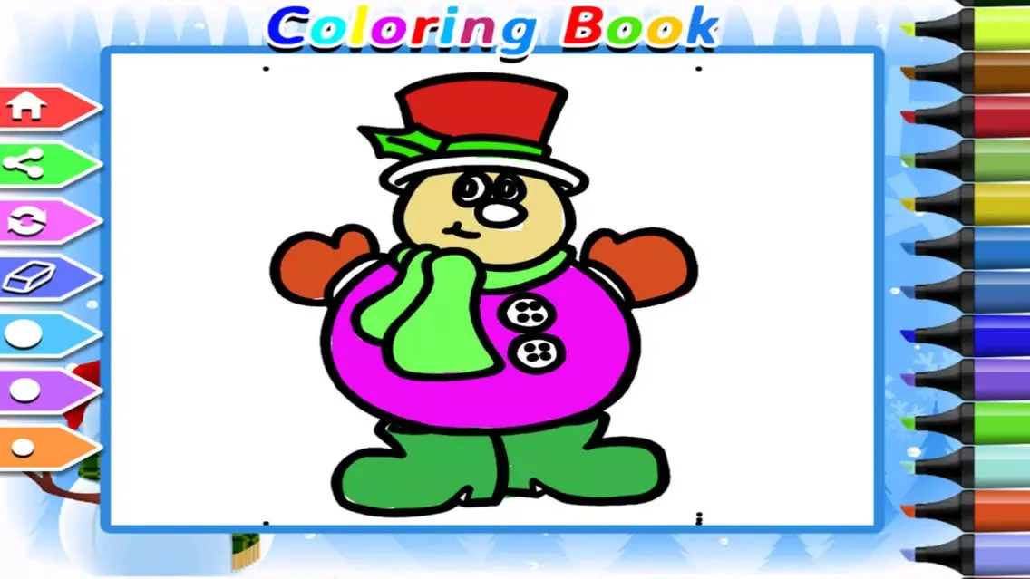 Скриншоты Christmas Coloring Book - Finger Paint