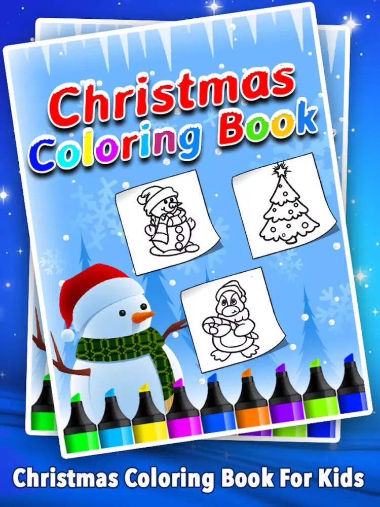 تصاویر Christmas Coloring Book 1 - Christmas Game iPad 