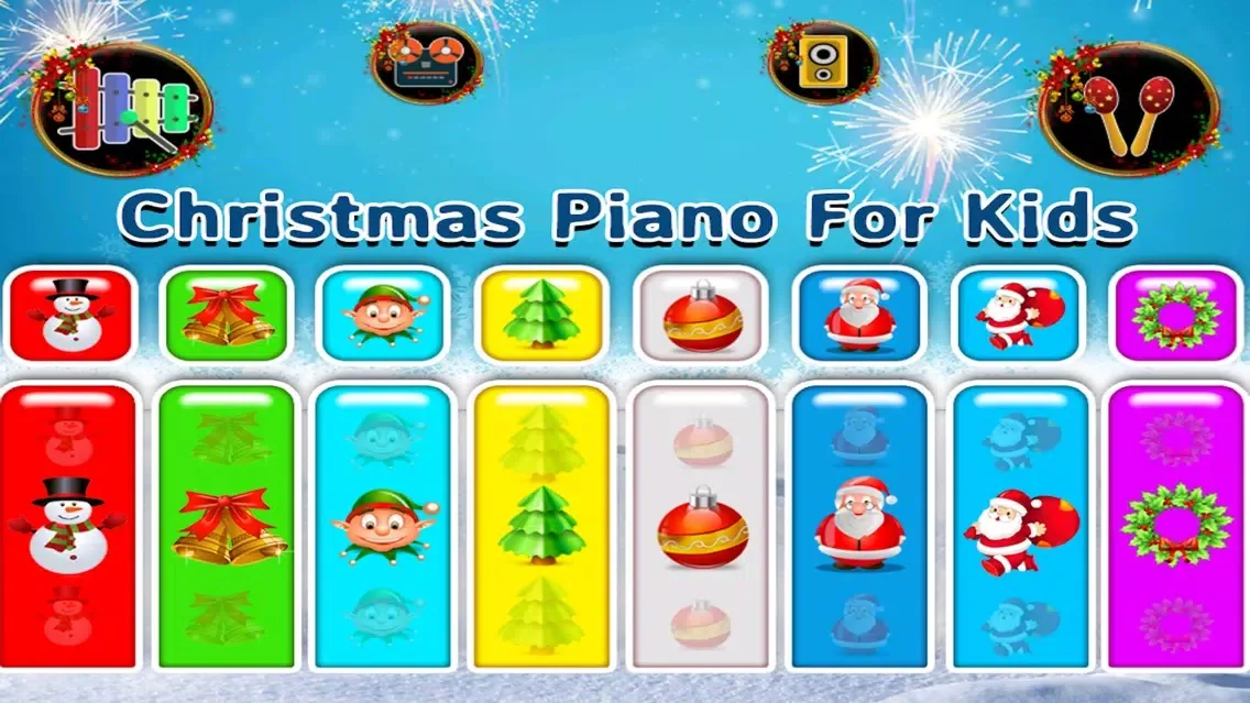 Capturas de tela do Christmas Music Instruments - Christmas Rhymes