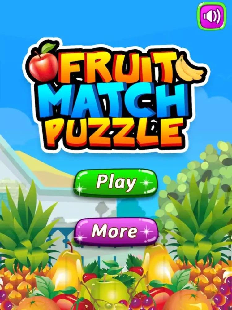 Screenshot di Fruits Match Puzzle - Matching Game For Kids iPad 