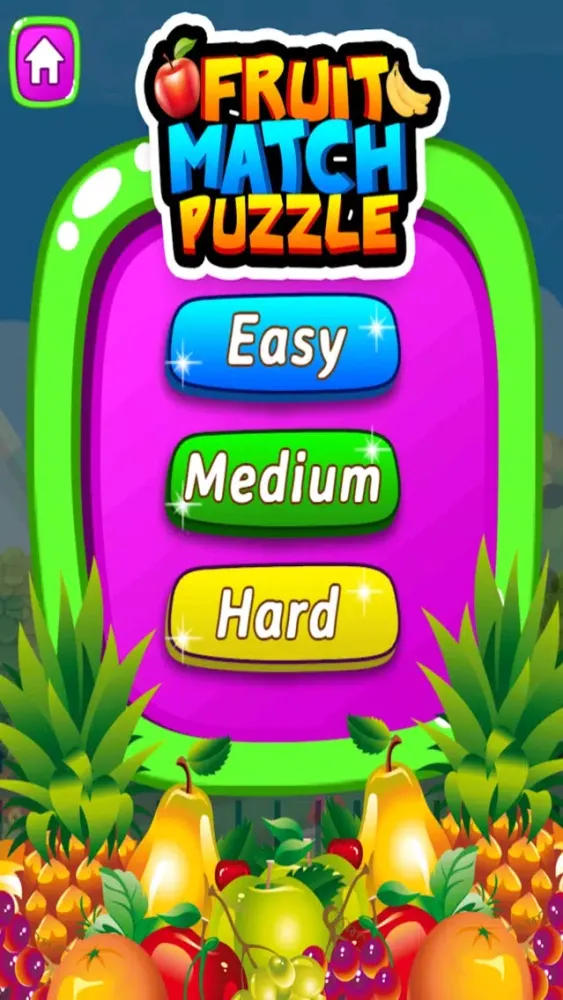 Screenshot di Fruits Match Puzzle - Matching Game For Kids