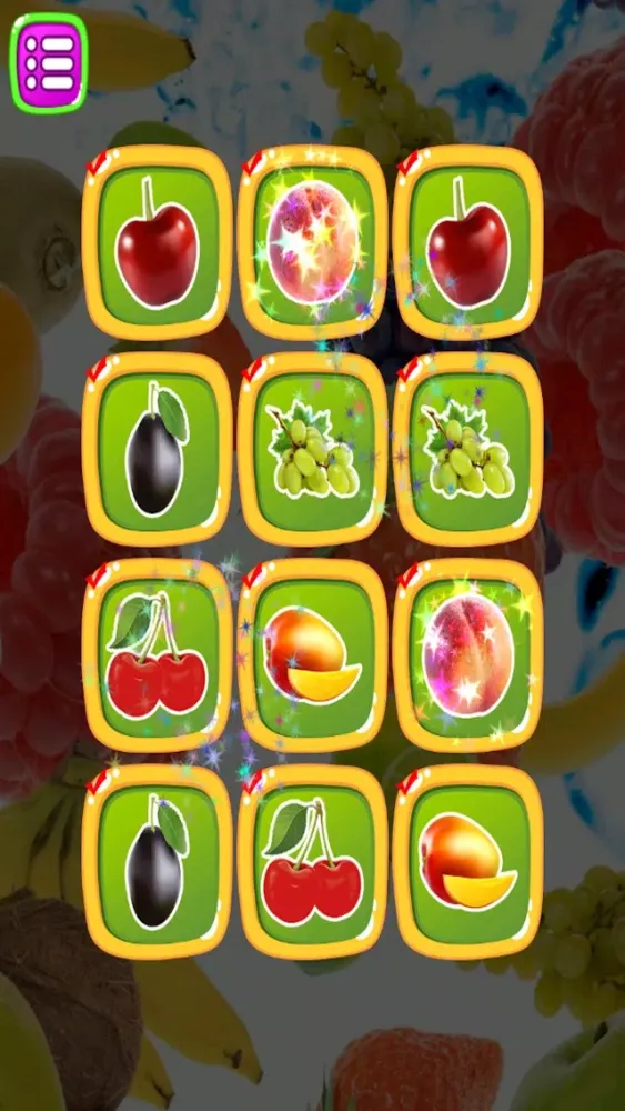 Screenshot di Fruits Match Puzzle - Matching Game For Kids