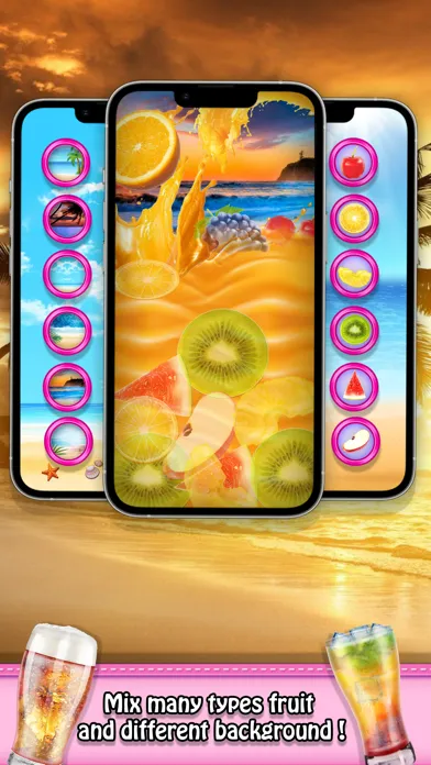 Capturas de tela do Fruit juice drinking fun