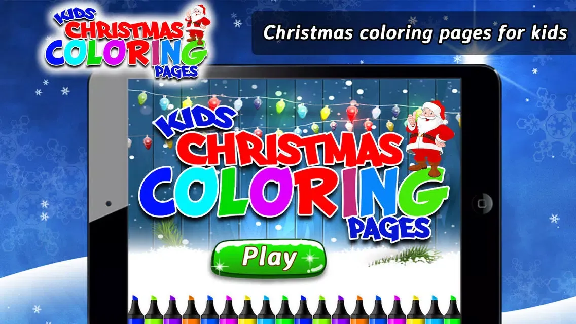ภาพหน้าจอของ Kids Christmas Coloring Pages - Christmas Game