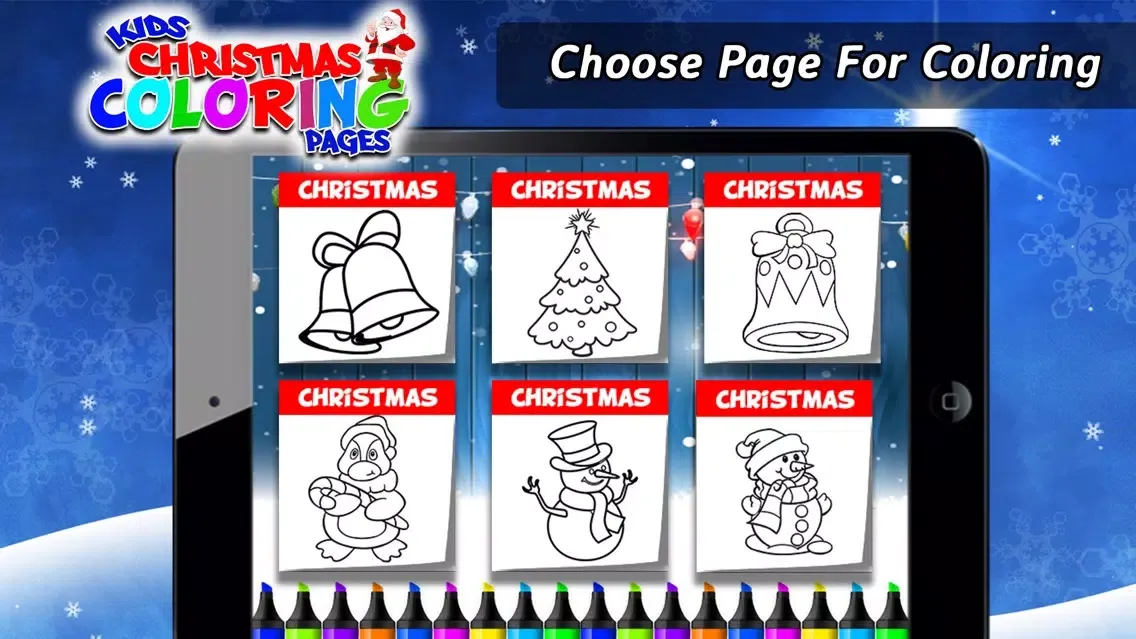 ภาพหน้าจอของ Kids Christmas Coloring Pages - Christmas Game