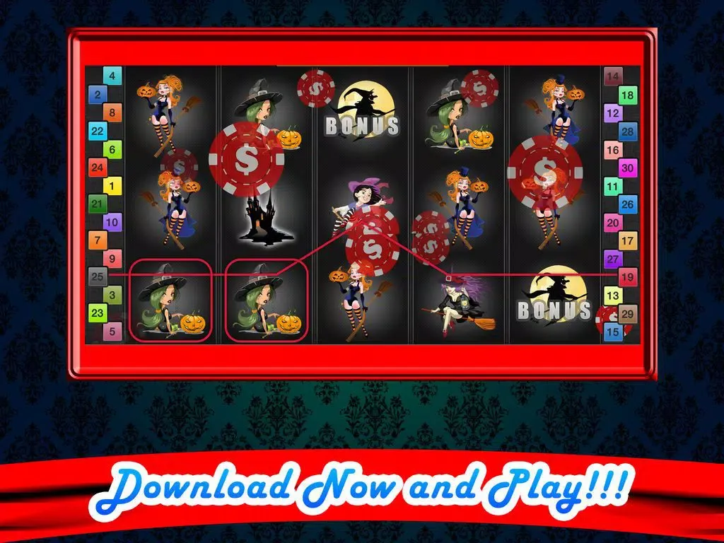 A Lucky Halloween Party Slots - Casino Vegas Style Of Game for Quest LX iPad  スクリーンショット