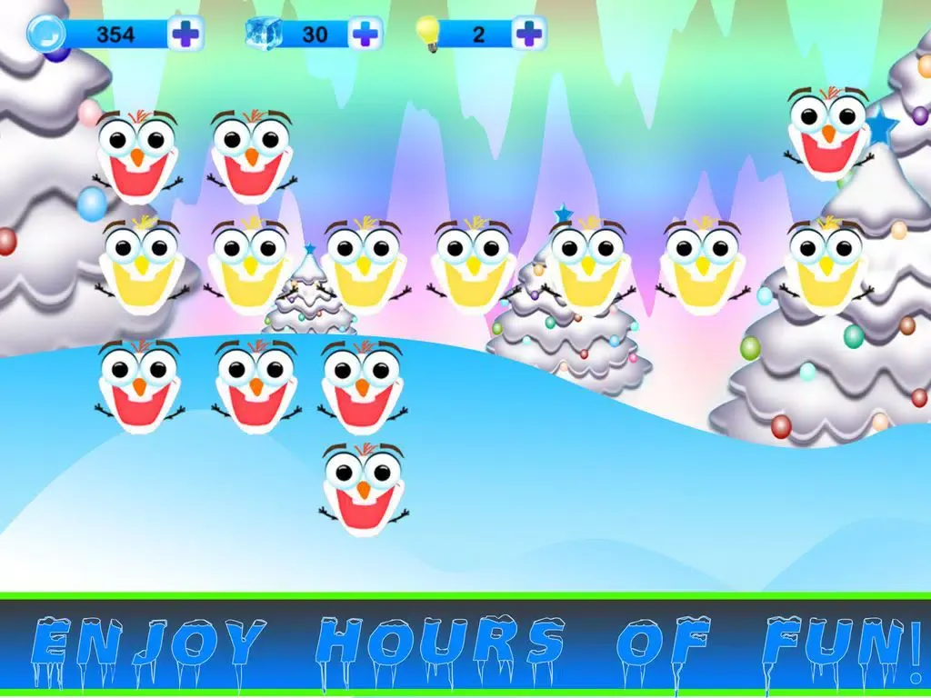 Captures d'écran de A Little Snowman Popper Xmas Holiday Game - All Fun Teenage Kids Pop Games For Winter LX iPad 