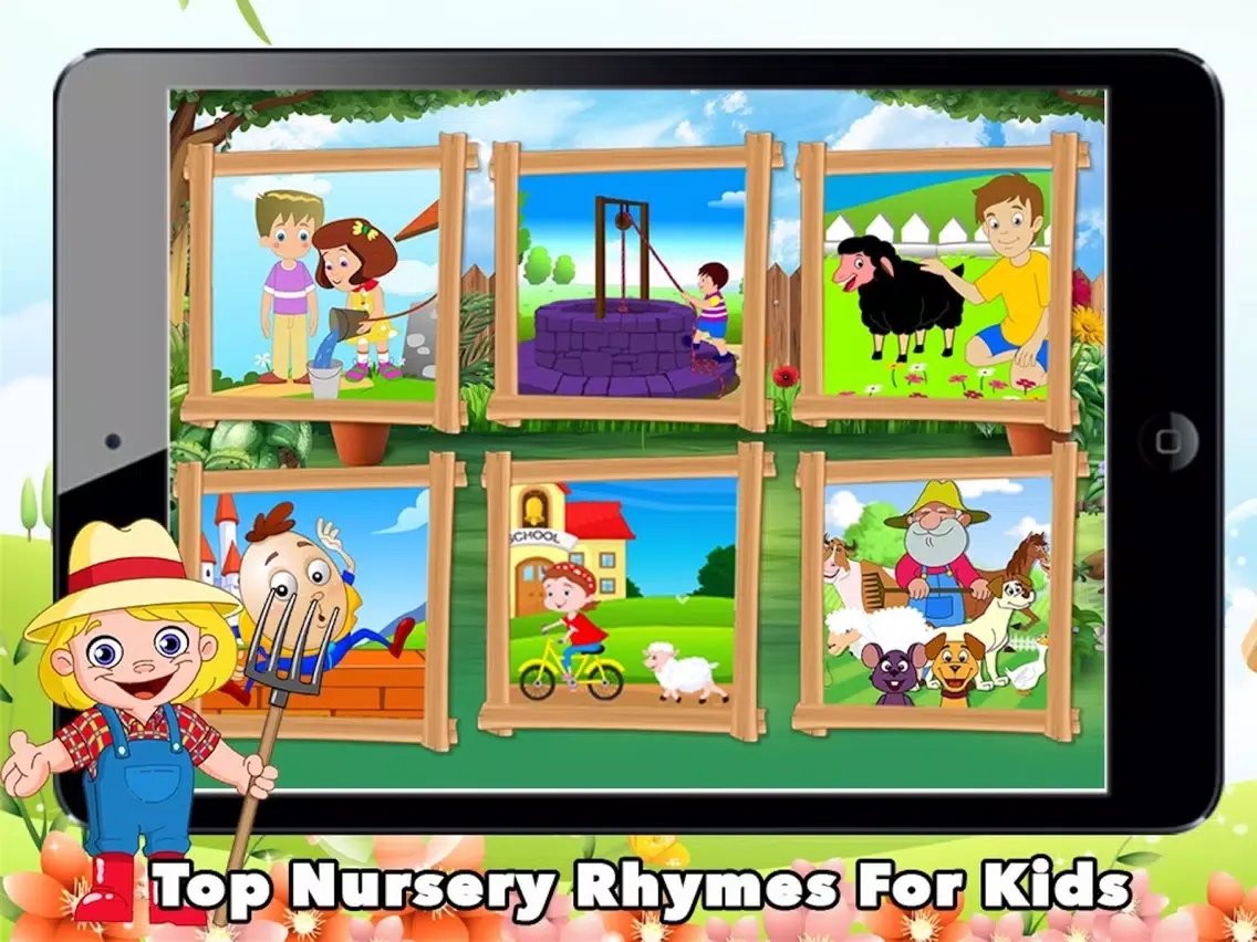 Capturas de pantalla de Top Rhymes For Kids - Free Educational Game iPad 