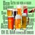 Beer and Cerveza Stickers