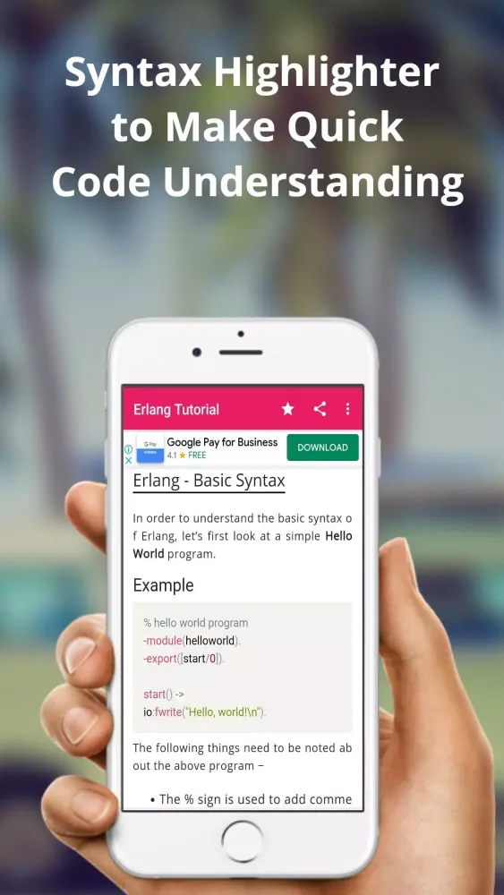 Screenshot di Learn Erlnag (Tutorial)