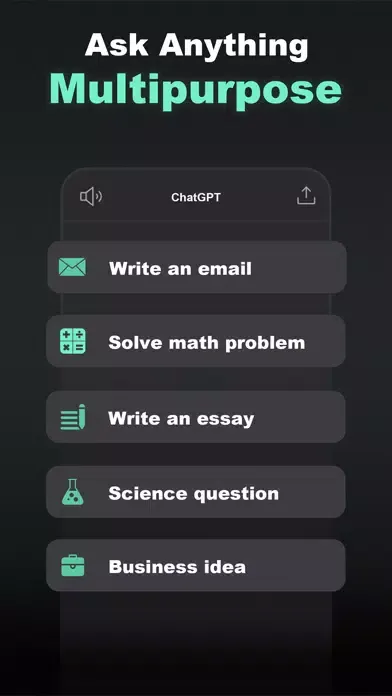Capturas de pantalla de Chat AI - Chatbot Essay Writer