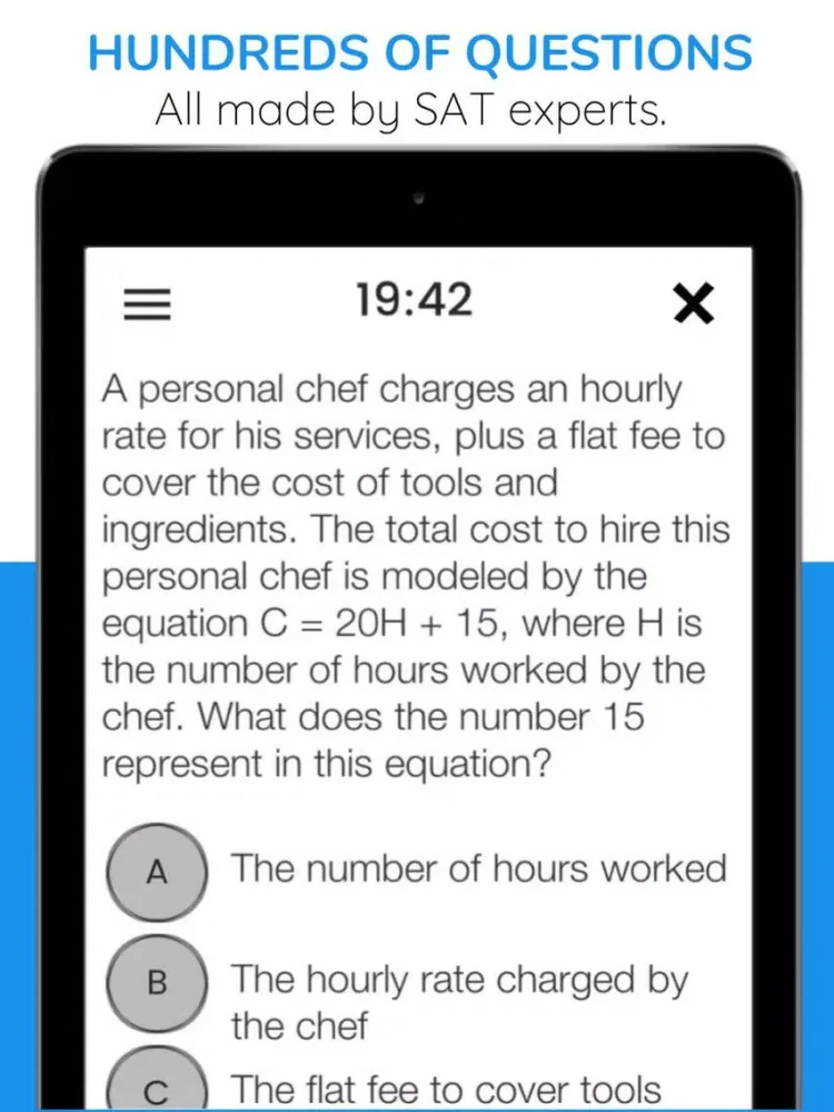 Ảnh chụp màn hình của SAT Flash - Practice and Prep iPad 