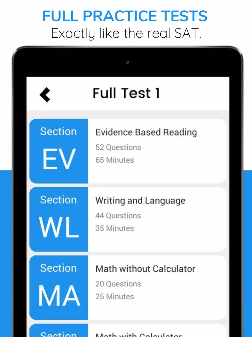 Capturas de tela do SAT Flash - Practice and Prep iPad 