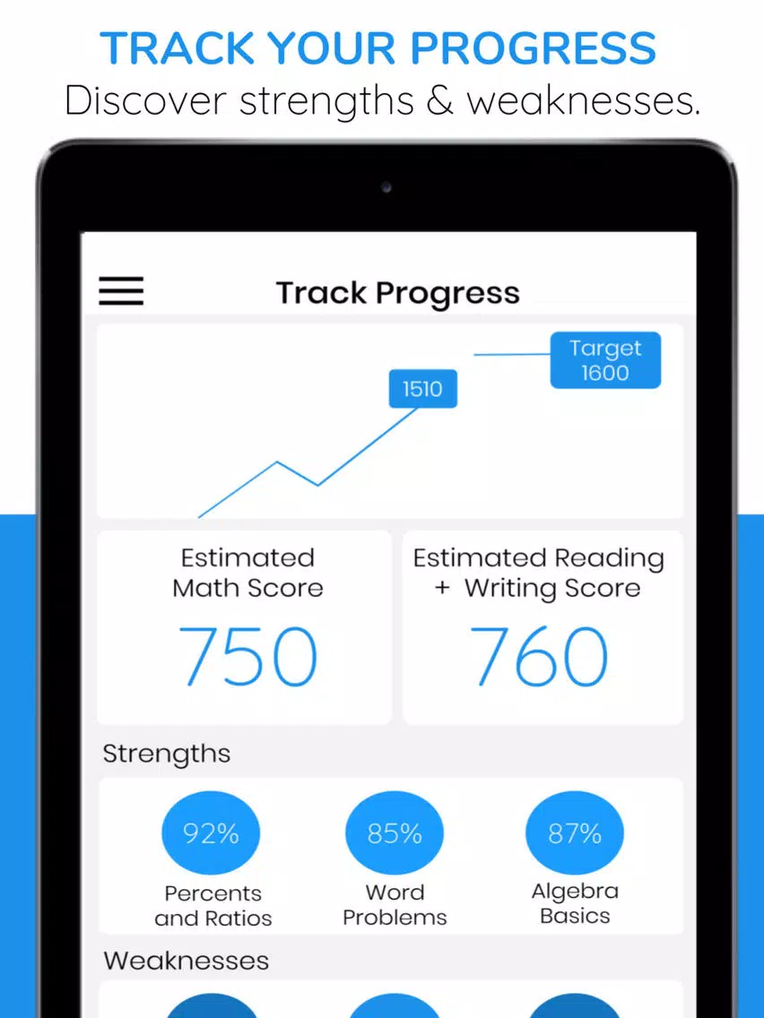 Capturas de tela do SAT Flash - Practice and Prep iPad 