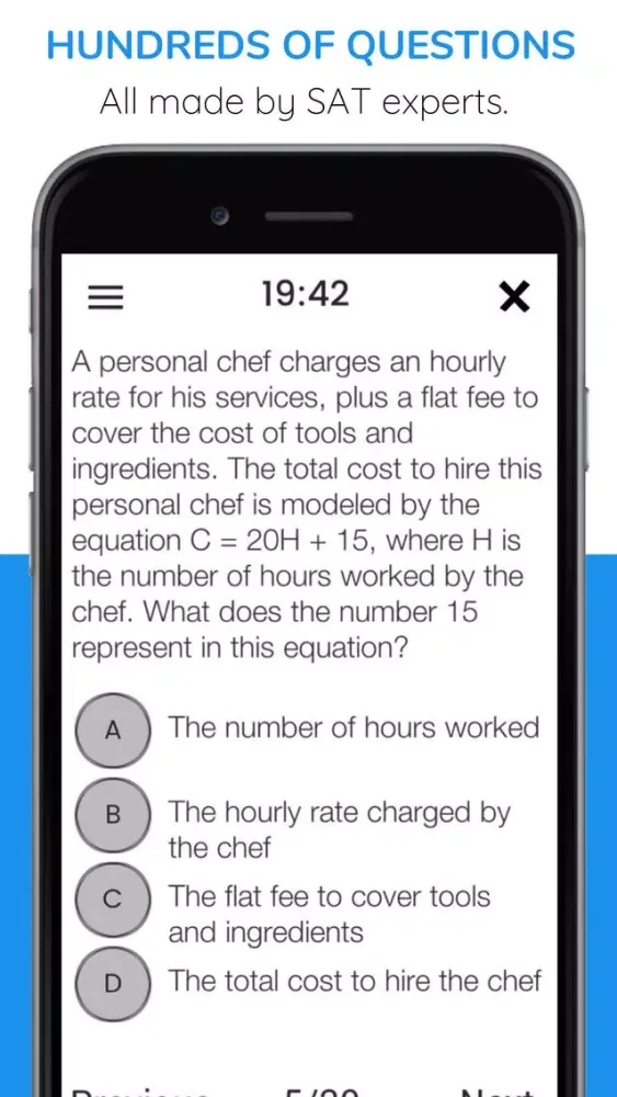 Ảnh chụp màn hình của SAT Flash - Practice and Prep