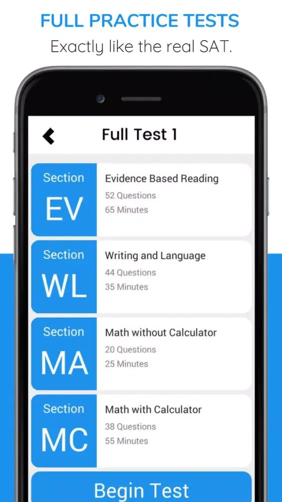 Ảnh chụp màn hình của SAT Flash - Practice and Prep