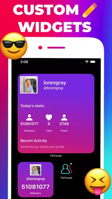 TikTrends: Stats, Likes, Fans Screenshots