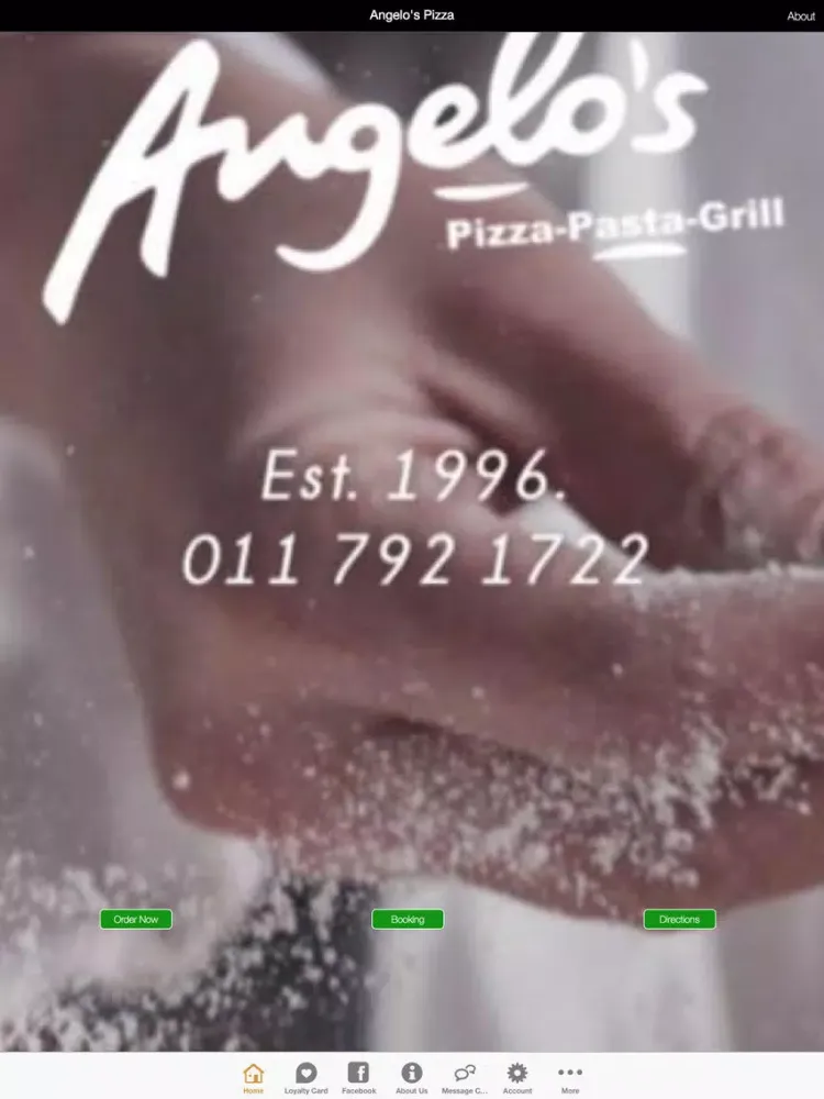 Angelo's Pizza-pasta-grill iPad  Ekran Görüntüleri
