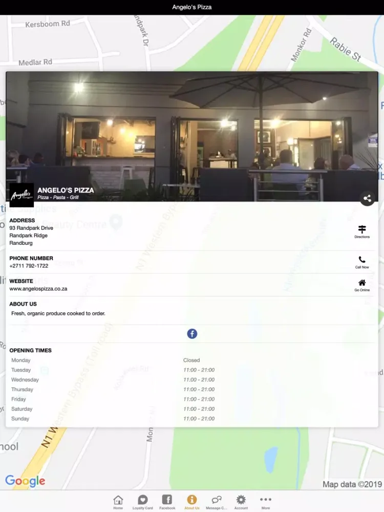 Angelo's Pizza-pasta-grill iPad  Ekran Görüntüleri
