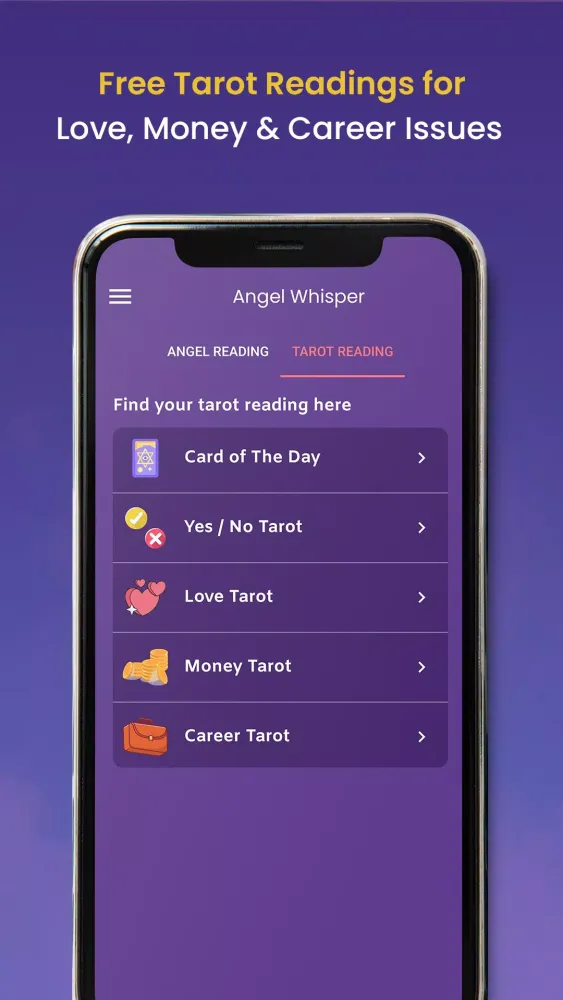 Angel Reading Cards Screenshots
