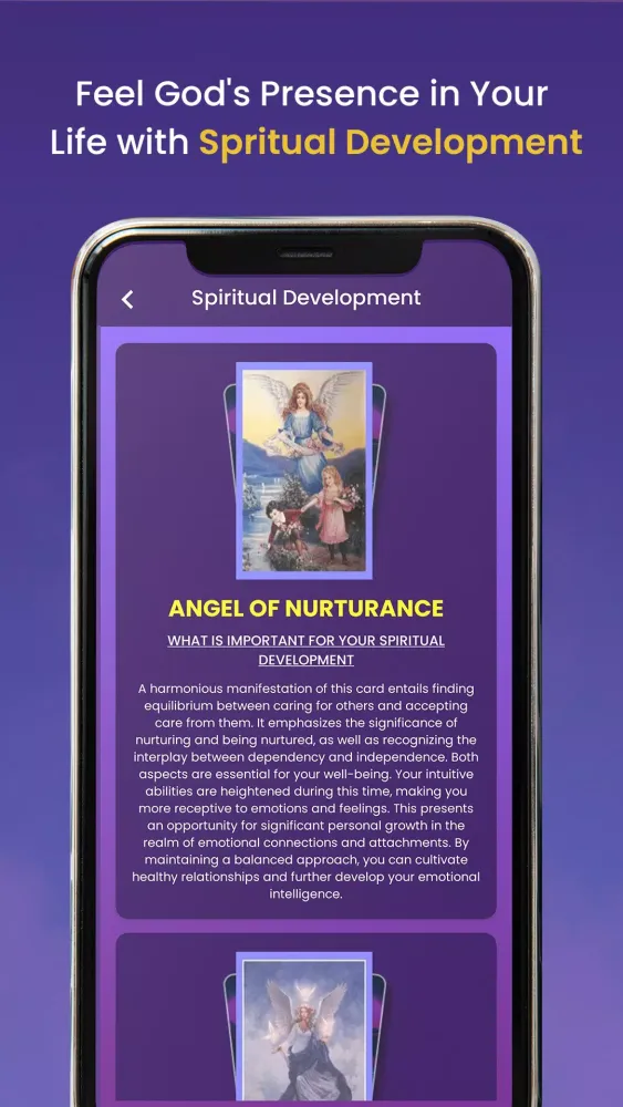 Angel Reading Cards Screenshots