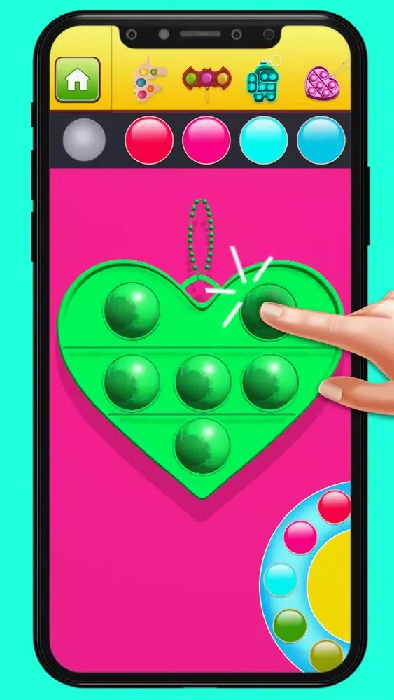 Screenshot di Fidget Buttons 3D pop it App