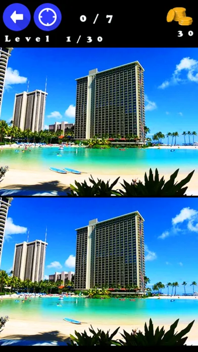 Capturas de tela do Find differences between photo
