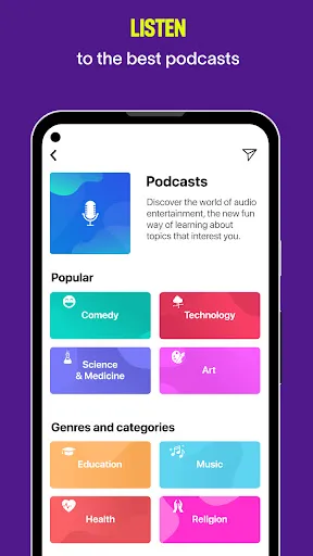 Screenshot di Anghami: Play music & Podcasts