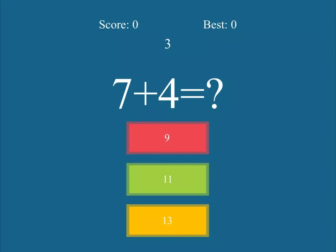 Crazy Math iPad  स्क्रीनशॉट