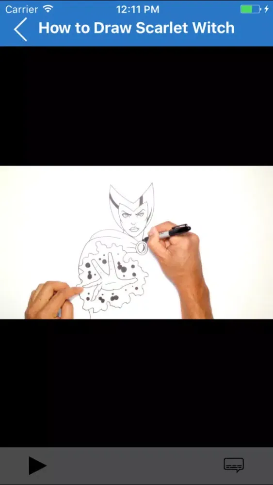 How to Draw Heroes Villains应用截图