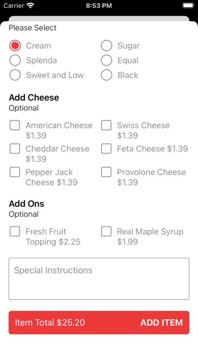 Angie's Food Screenshots
