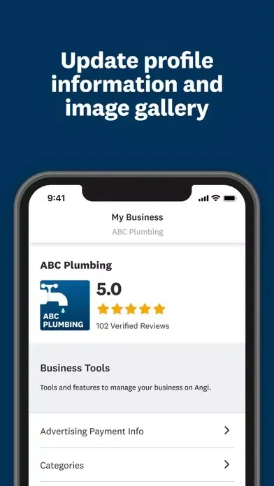 Tangkapan skrin Angi Pro Ads
