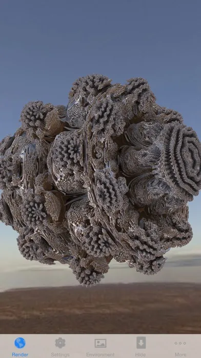 Screenshot di Mandelbulb Raytracer