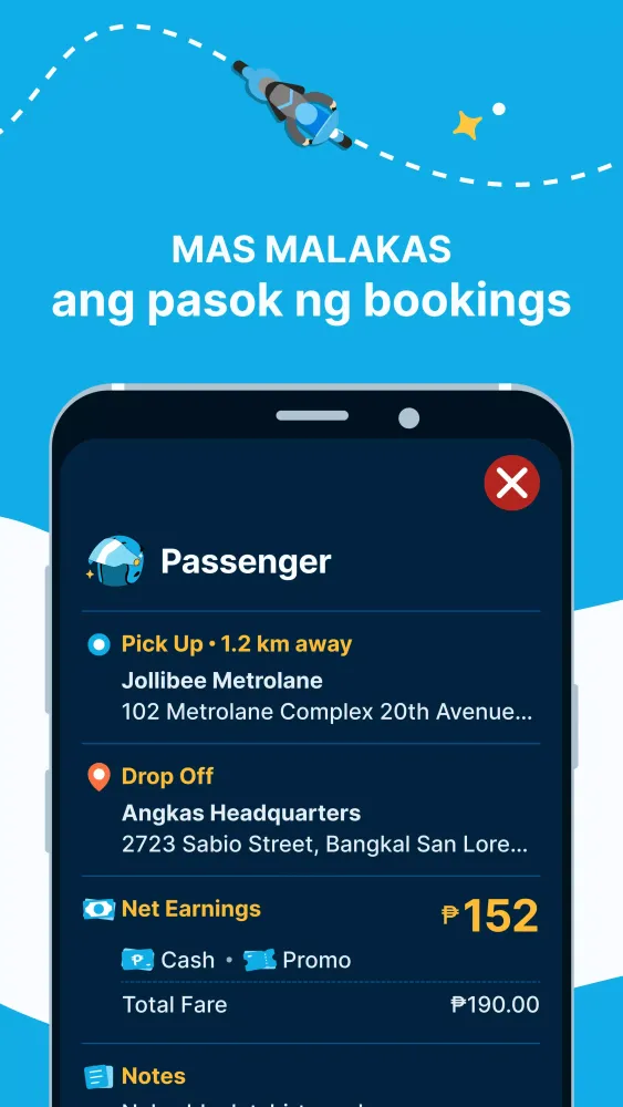 Angkas Driver Screenshots