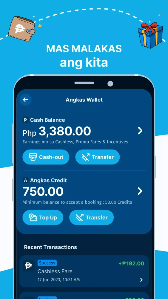 Angkas Driver Screenshots