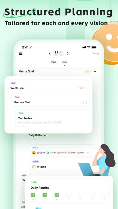 Elisi: Goal Planner & Tracker Screenshots