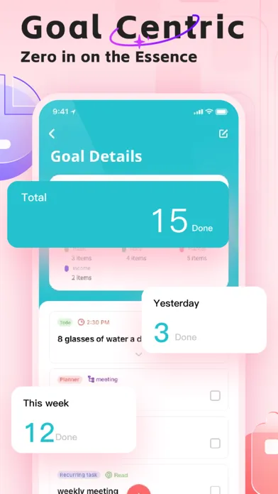 Elisi: Goal Planner & Tracker Screenshots