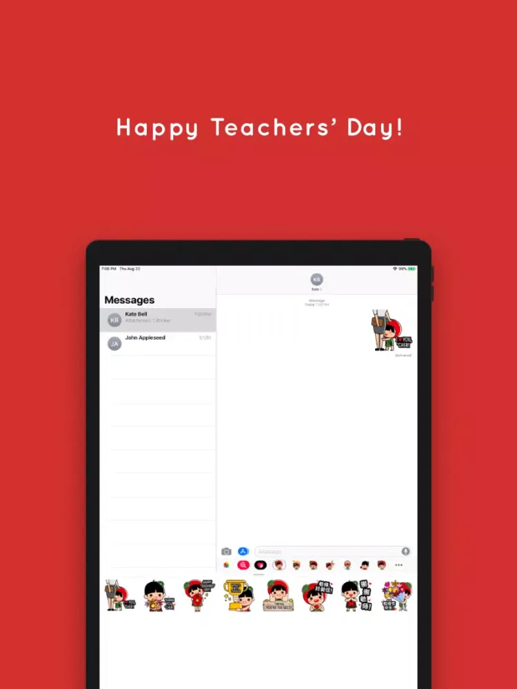 Ang Ku Kueh Girl - TeachersDay iPad  स्क्रीनशॉट