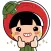 Ang Ku Kueh Girl Stickers
